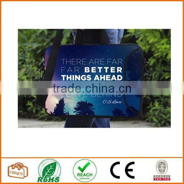 13-Inch CS Better Things ahead Waterproof Neoprene Laptop Sleeve Case Bag Handbag with Extra Side Pocket