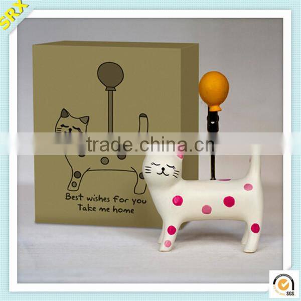 Lovely Kitty memo clip holder custom memo pad holder plastic clip