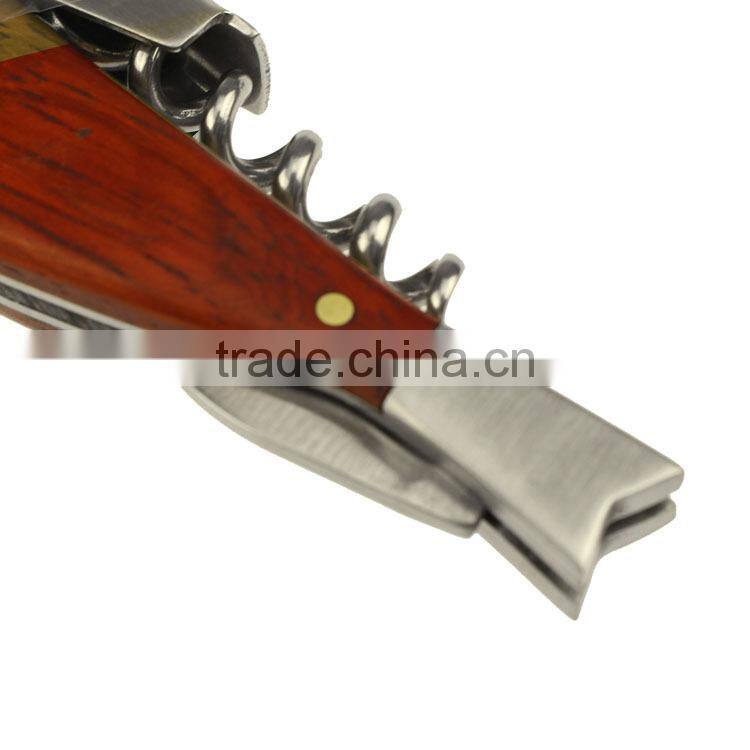 Bird shape stainless steel wine corkscrew, bottle opener
