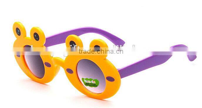 Wholesale Fashion Kids Sunglasses Plastic Eyeglasses Frog Shape Sunglasses