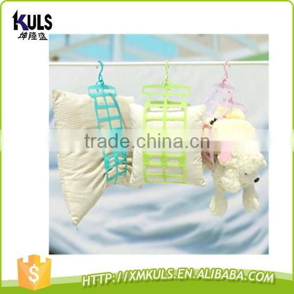 Hot promotion PP plastic hanger pillow rack clothes drying rack