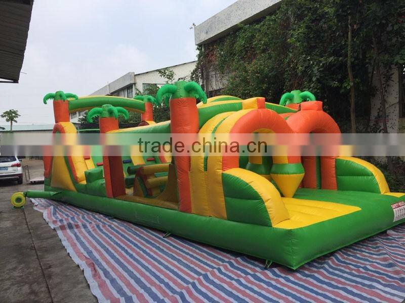 New finished inflatable obstacle course with factory lower price