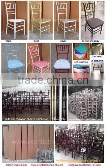 wedding chair chiavari chair with cushion