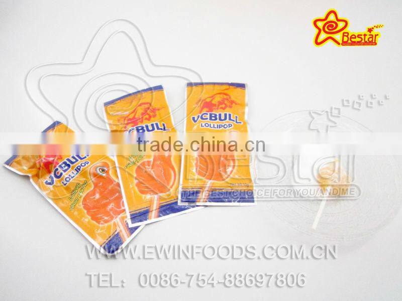 Vitamin C Flavor Hand Lollipop With Sour Powder