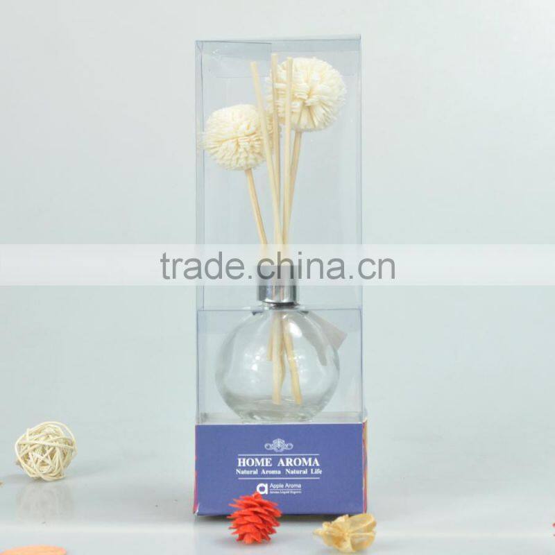 fragrance oil air freshener aroma diffuser with sola flower diffuser PET bottle