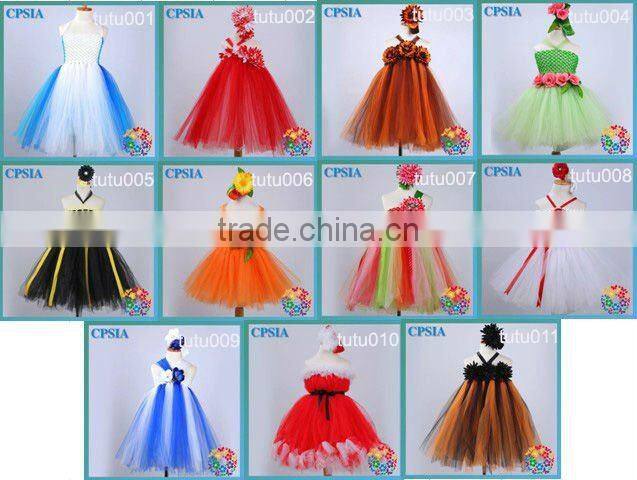 2 layers chrysanthemum dresses baby fairy dresses