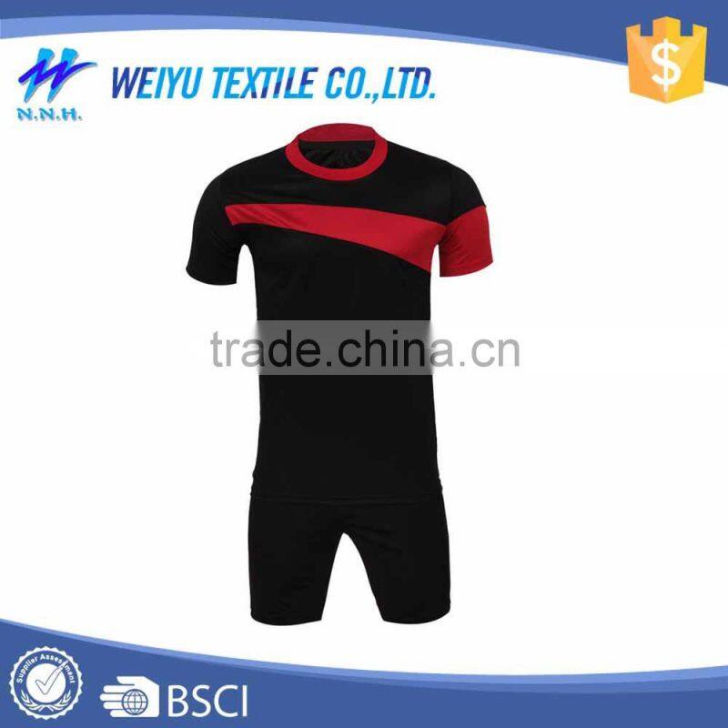 New arrival custom high quality cheap soccer jersey set