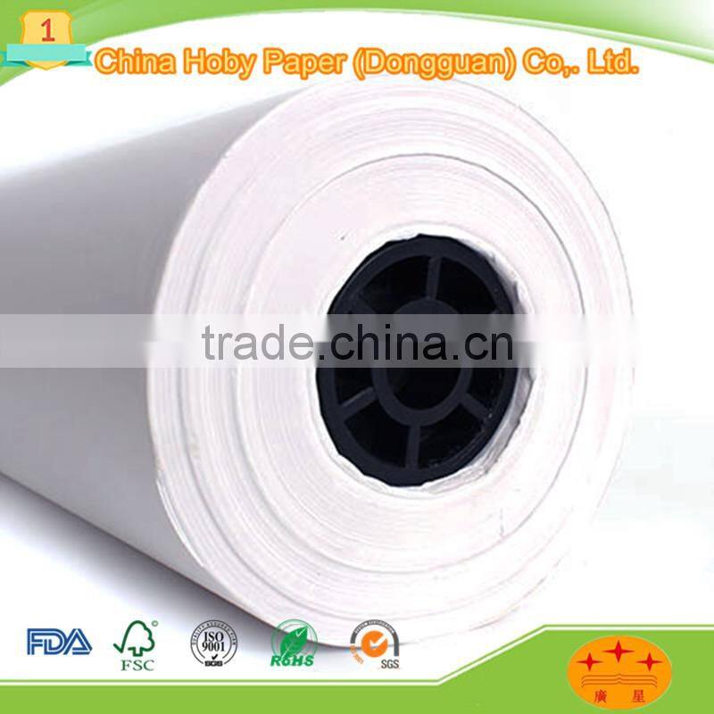 2017 alibaba hot sale high quality 120gsm bleached Kraft Paper roll