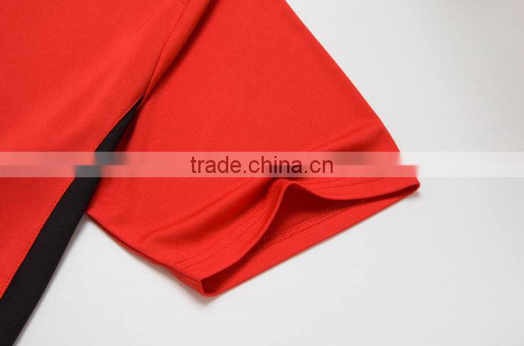 2017 hot sale 100%polyester short sleeve mens t shirt o-neck cusual t shirt