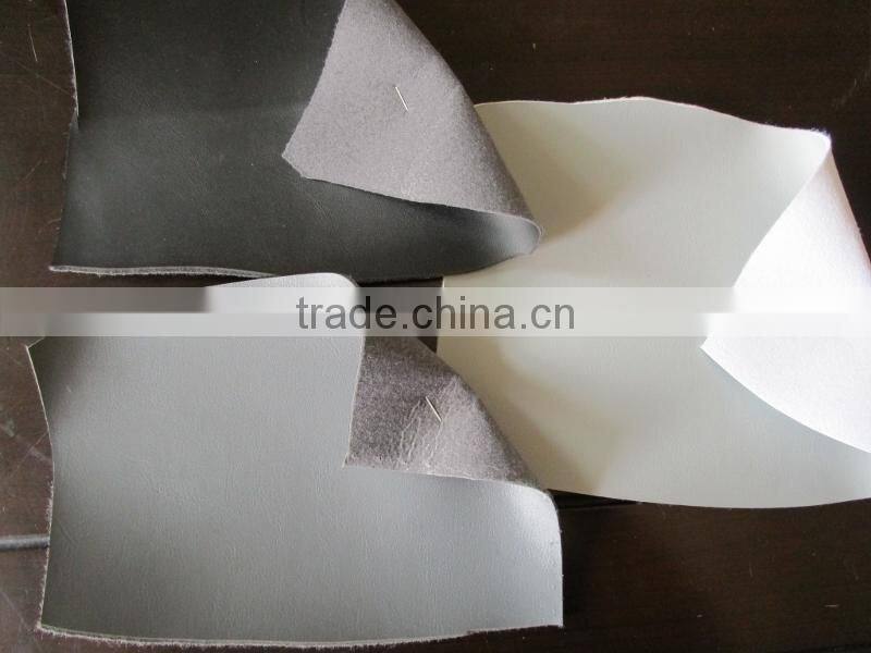 PU Artificial Leather with Non woven Backing Stock lot for Shoes