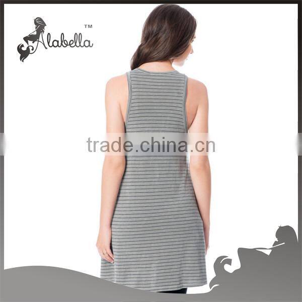 Grey comfortable sexy maternity long dress