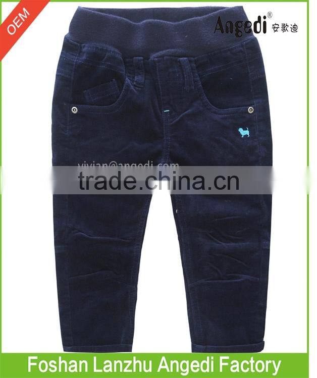 Baby Boy's autumn &winter apparel corduroy pants solid color Anti-Pilling pants for boy