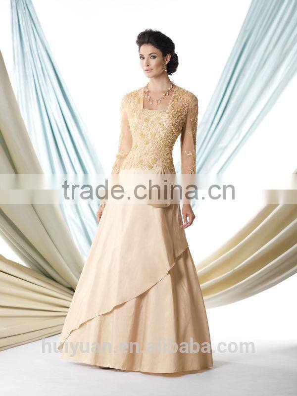 long sleeve lace beautiful wedding night sexy dress of women