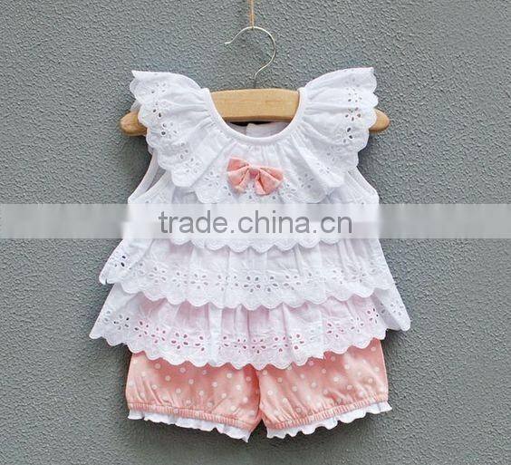 New born gift sets ruffle pants baby girl boutique clothing sets