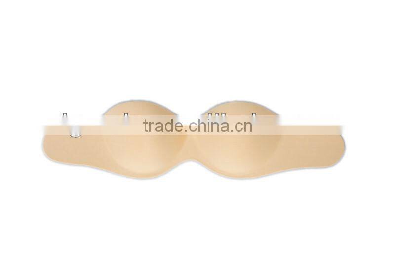 fashion backless seamless washable gel bra