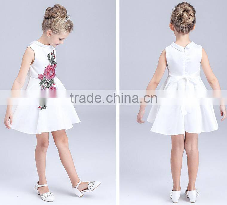 2016 new girl dress embroidered puffy pettiskirt princess skirt summer