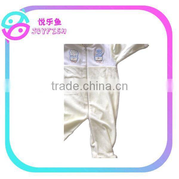 Velour comfortable baby romper