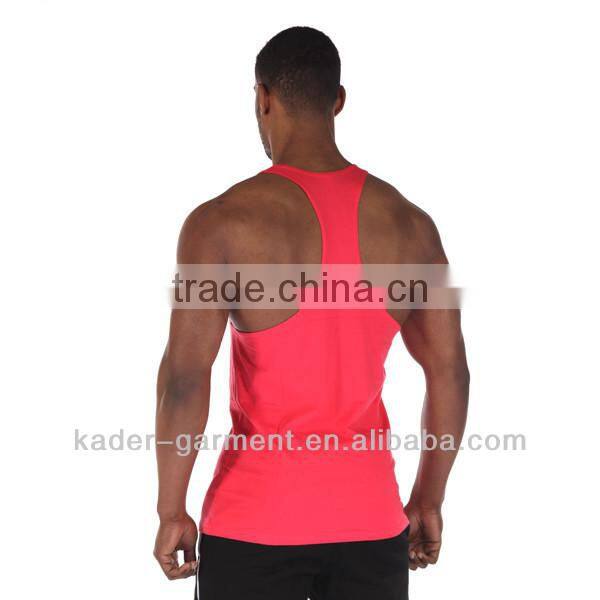 stringer tank top for men made in china cotton stringer gym singlets