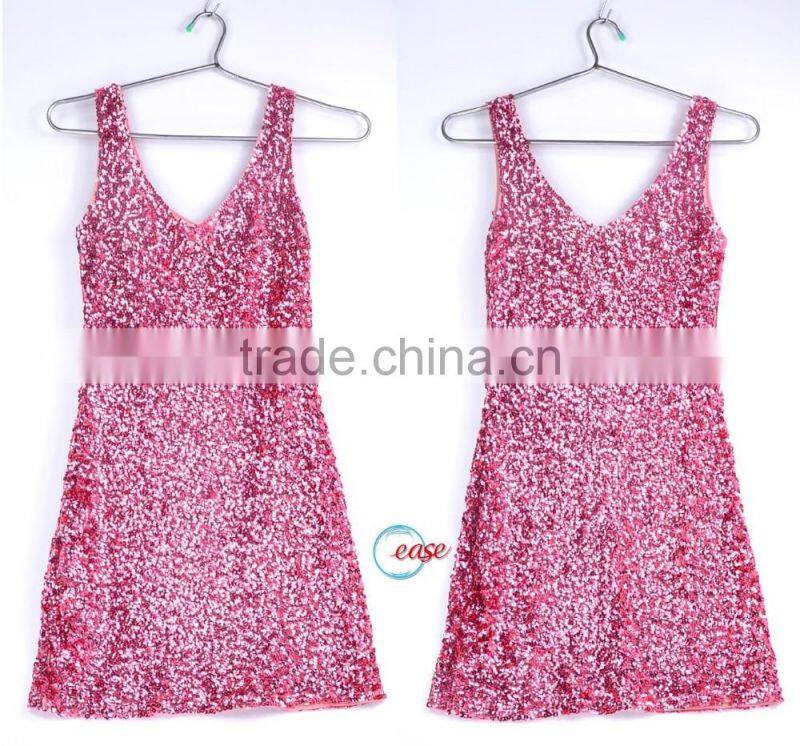 2016 western evening party beading dress sweater