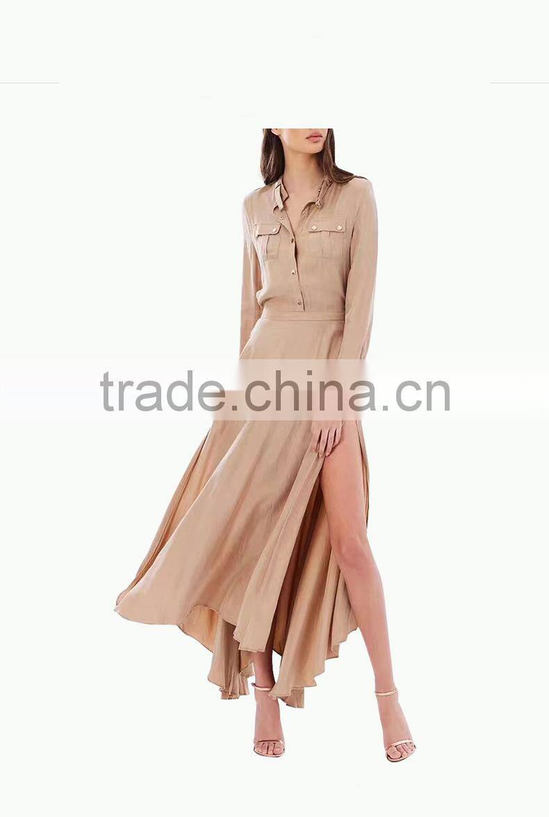 Z&M Women's new dress 2017 yuang girl party dress prom dress long