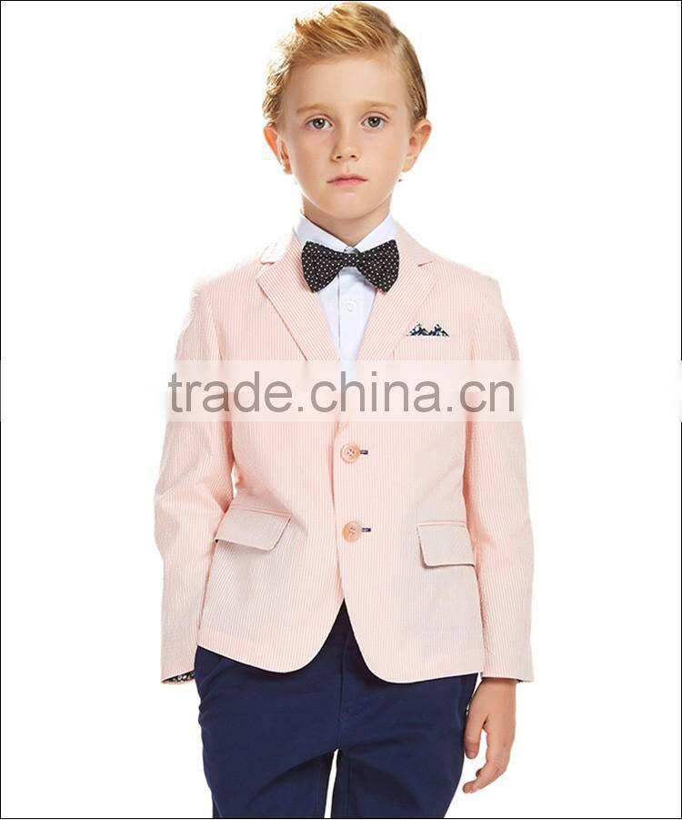 ELPA 2016 NEW fashion butterfly style lining linen boys blazer