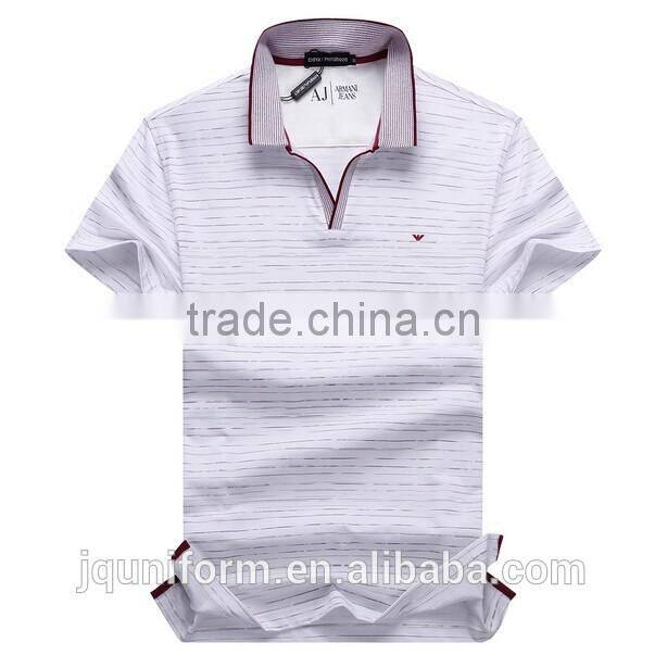 2016 New Mens short Sleeve 100% Cotton Collar Polo Shirt/T-Shirt wholesale