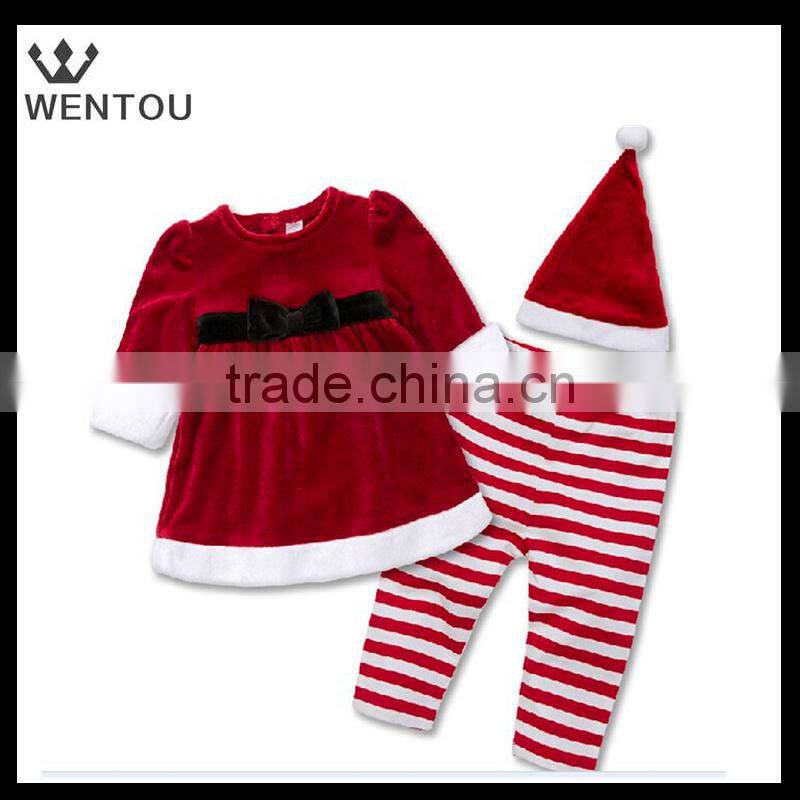 Wholesale chevron Christmas pants set