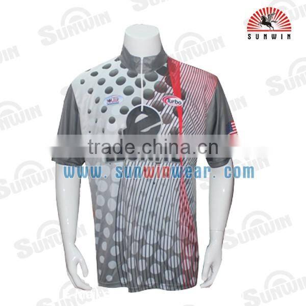 Wholesale Custom Short Sleeve Plus Size Sublimated Printing Fishing Jersey