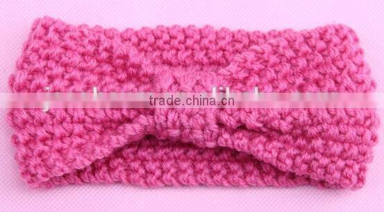 crochet knitting baby headband, baby turban knitting headband