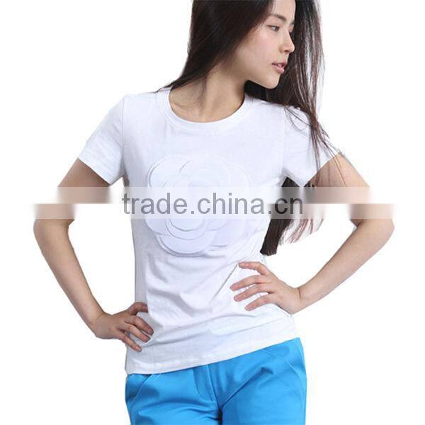 Chinese Women Model T Shirts Women Embroidered T Shirts Women Simple But Fashion T Shirts