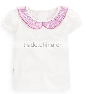 China Pink Kids Clothing Wholesale Girls Tee Shirt