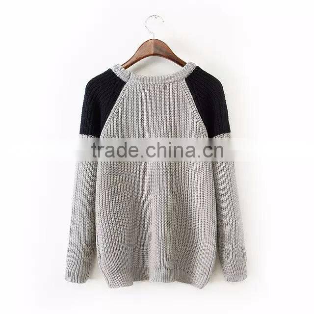 Newest Designs Girls Stylish Knitted Pullover Sweater