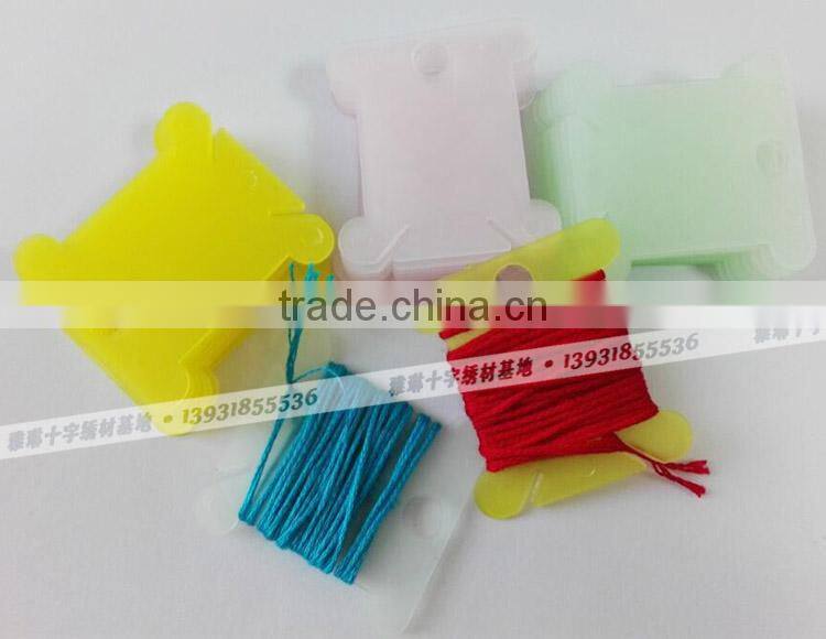 threading thread on card plastic boards threading board tools for cross stitch