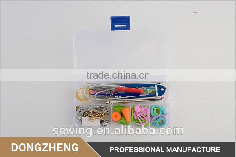 Hot selling mini size good price full circular knitting needle set with plastic box