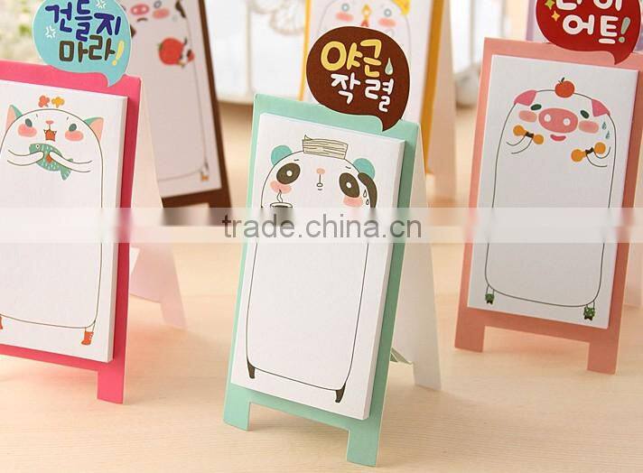 Stationery Cartoon Sticky Note Animal Shaped Sticky Notes