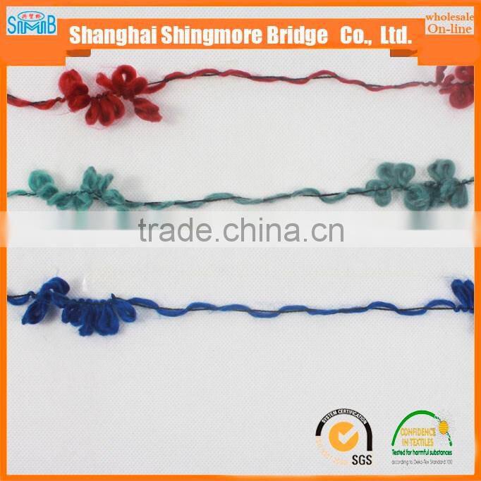 2016 new fashion yarn supplier hot wholesale acrylic flowers knitting yarns for summer new fashion