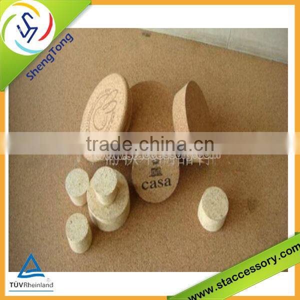 High quality small glass bottle wooden cork stopper wholesale