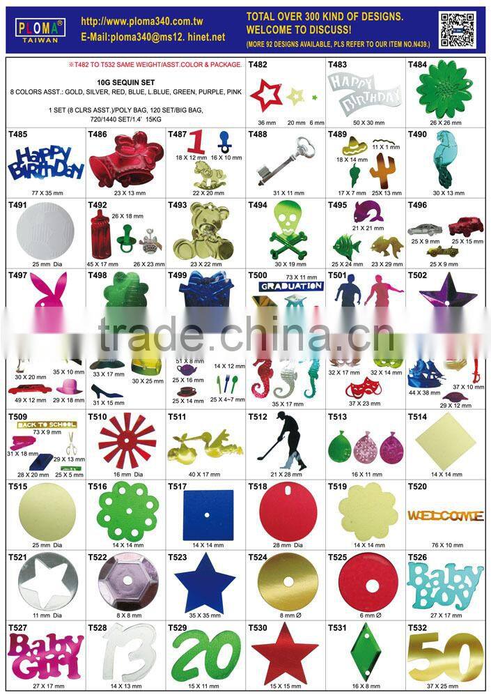 CONFETTI SHAKER SEQUIN