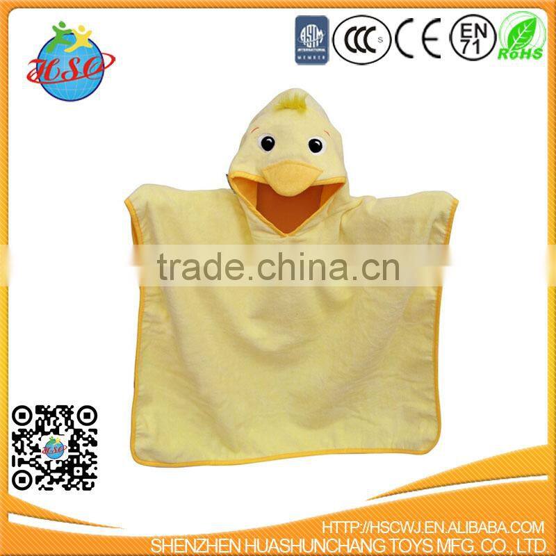 hot sale animal poncho bathrobe for kids