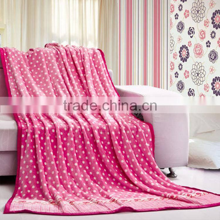 Small broken flower fashion polar fleece blankets