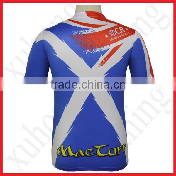 Free sample China customized polyester fintness t-shirt
