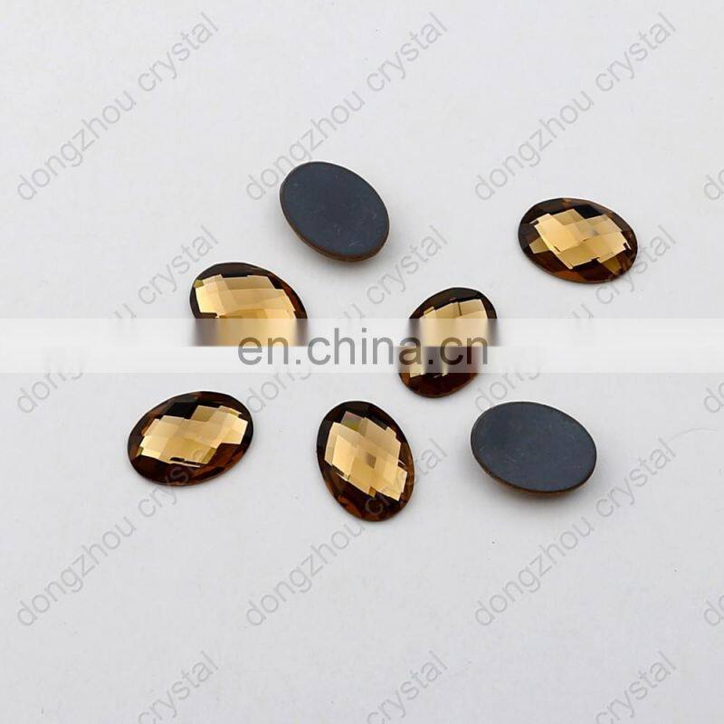 DZ-1032 flat back crystal glass stones for wedding dresses