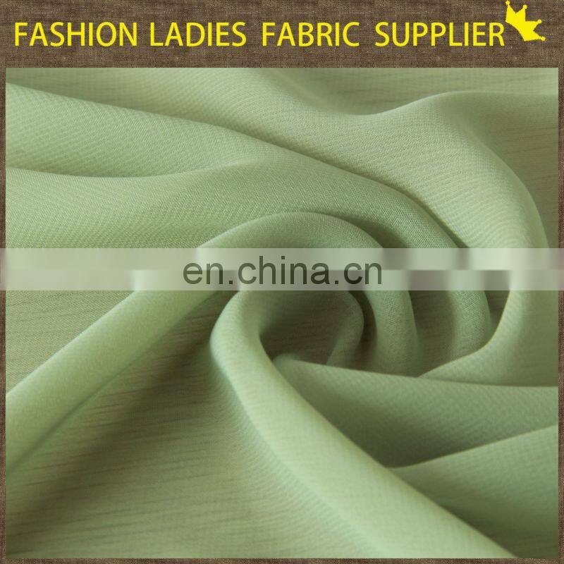 Shaoxing textile soft chiffon forlady 100 poly cheap chiffon