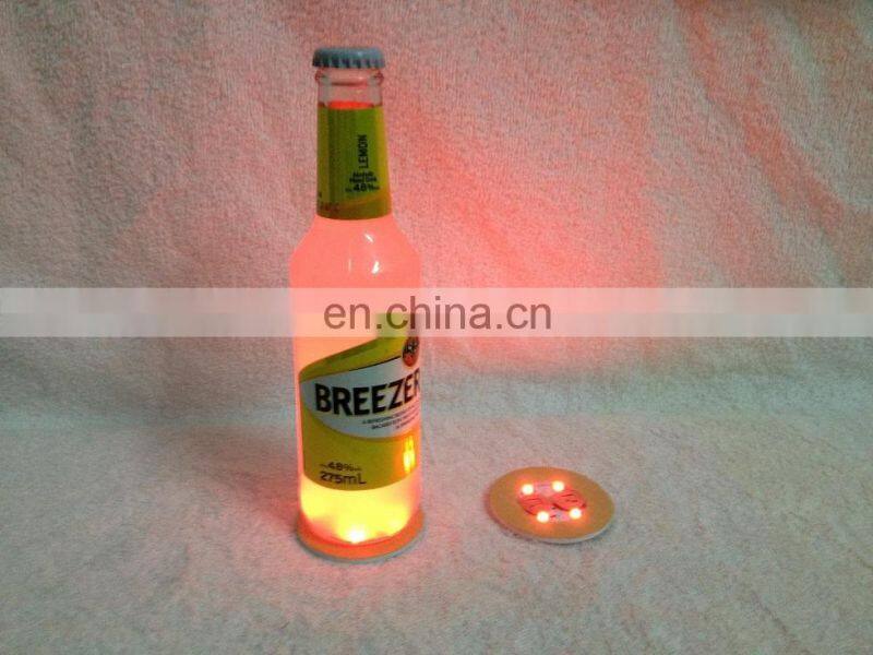 Customized Logo Print Glow Bottle Light LED Sticker