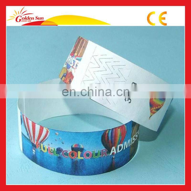 Wholesale Professional Cheapest Price Adult Size Tyvek Paper Wristband