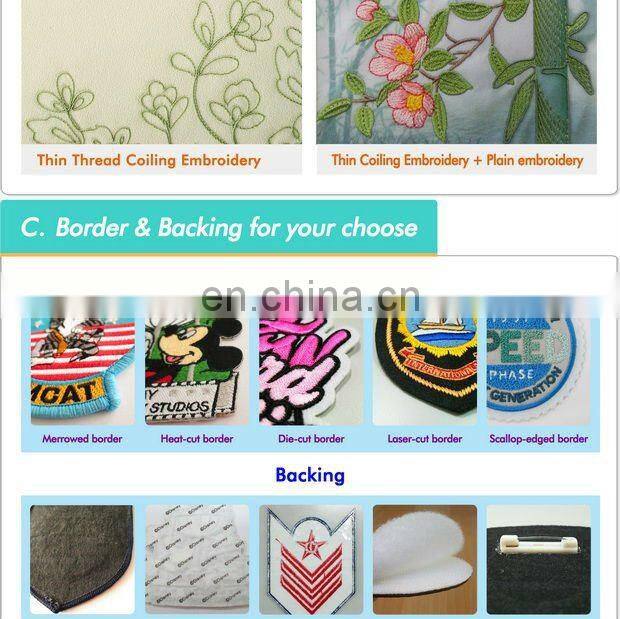 embroidery secret service logo patch,custom secret service for dog patch