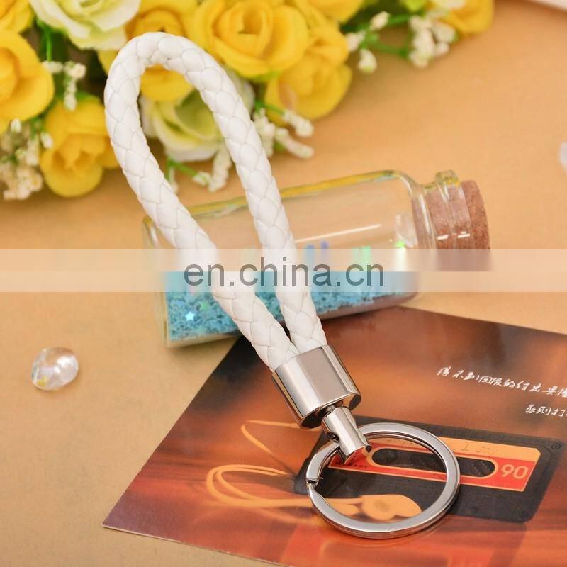 2016 Newest Style Simple Style High Quality Woven Rope Keychain