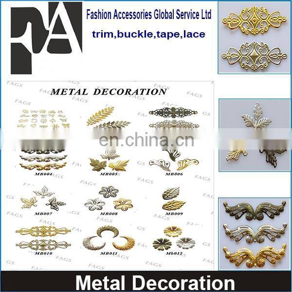 New Design Antique Brass Handbag Shoes Round Metal Slide Bar Buckles