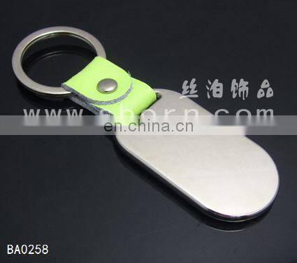 Die Casting Metal Keychain Blanks with Soft Enamel Logo Key Holder