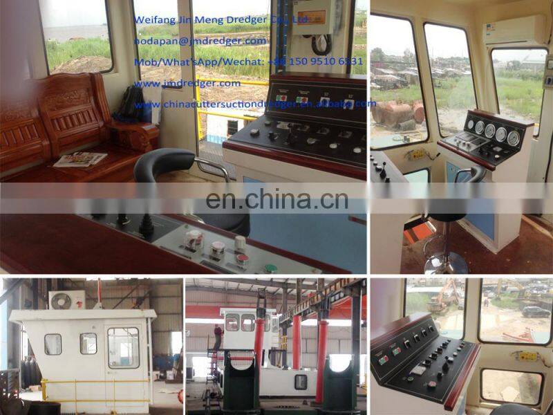 18 inch 600 cbm/h China mini river sand suction dredger with cutter head for soil dredging for sale